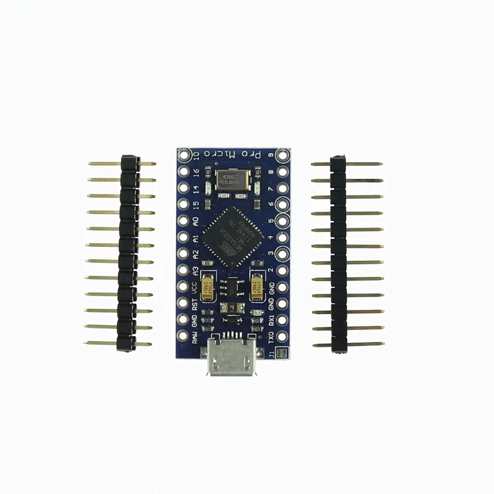 Сменный ATmega32U4 ATmega328 Pro Micro 5 в 16 МГц для Arduino Mini с 2 рядным штырьковым разъемом 1