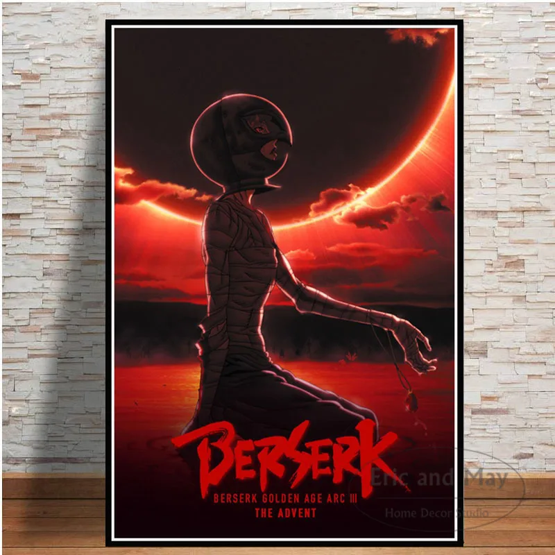 Berserk японский аниме постеры и принты холст картины на стене винтажное искусство