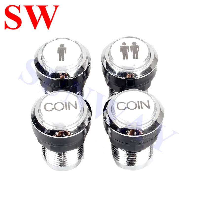 DIY Kit Нулевая задержка аркадная USB кодер для ПК Джойстик Sanwa для аркадных игр+ хромированный светодиодный кнопочный с подсветкой+ ДЖОЙСТИК для аркадной игры
