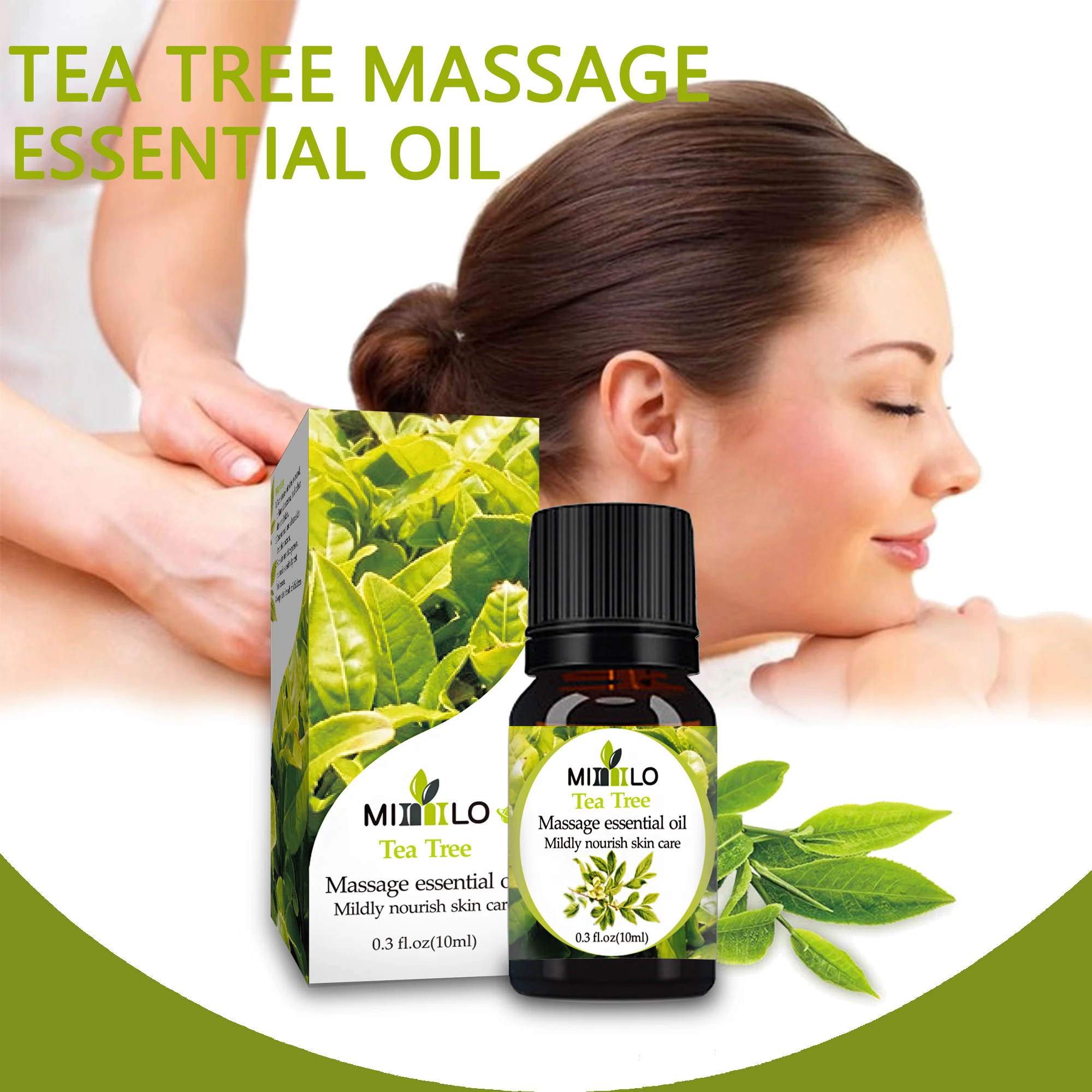 Эфирное масло чайного дерева экстракт от морщин Acne100 % чистое натуральное для