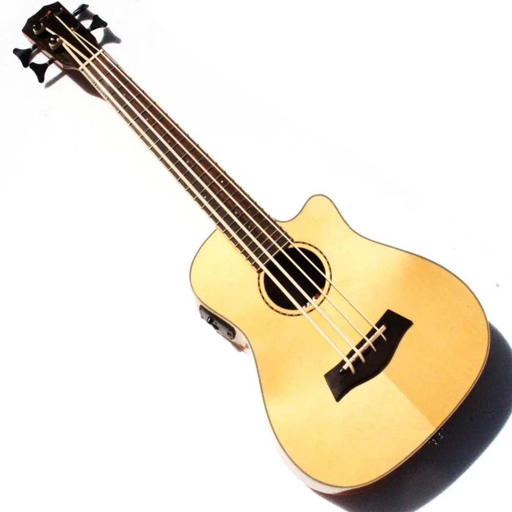 Новый бренд 34 &quotАкустическая гитара бас с эквалайзером gig bag|Укулеле| |