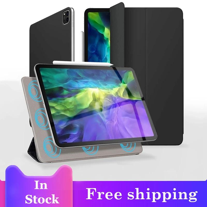 Горячий Новый для 2020 IPad Pro 11 2nd Gen чехол новый 12 9 тонкий магнитный умный с функцией