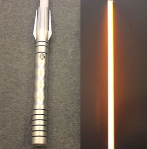 silver-red ZJW YDD светильник саблей с когтями игрушки 100 см 6 цветов светильник саблей металлический меч RGB лазер джедай ситх люк светильник саблей металлическая ручка меч - Цвет: silver-red