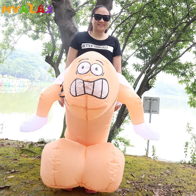 Пикантные надувной Уилли костюм пенис костюмы забавные животные секс надувные