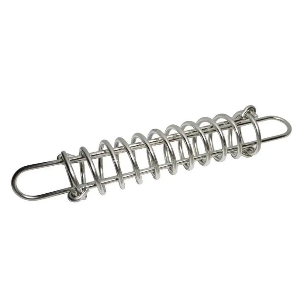 Marine 316 Stainless Steel Small Buffer Mooring Spring 11mm x 410mm Boat Anchor Dock Line Replacement Parts