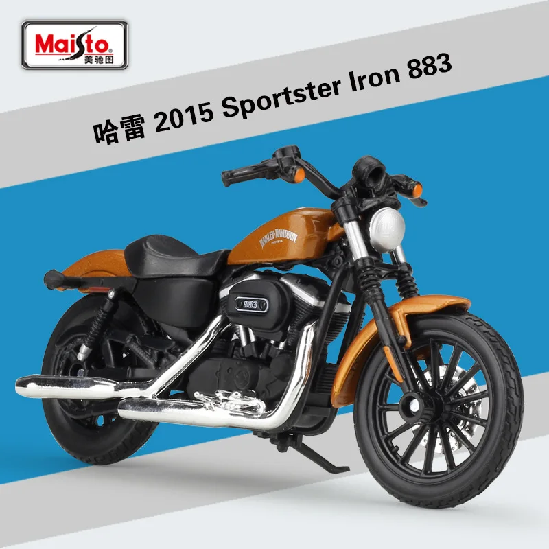 Модель мотоцикла Maisto 1:18 2014 Sportster Iron 883 из сплава под давлением| |