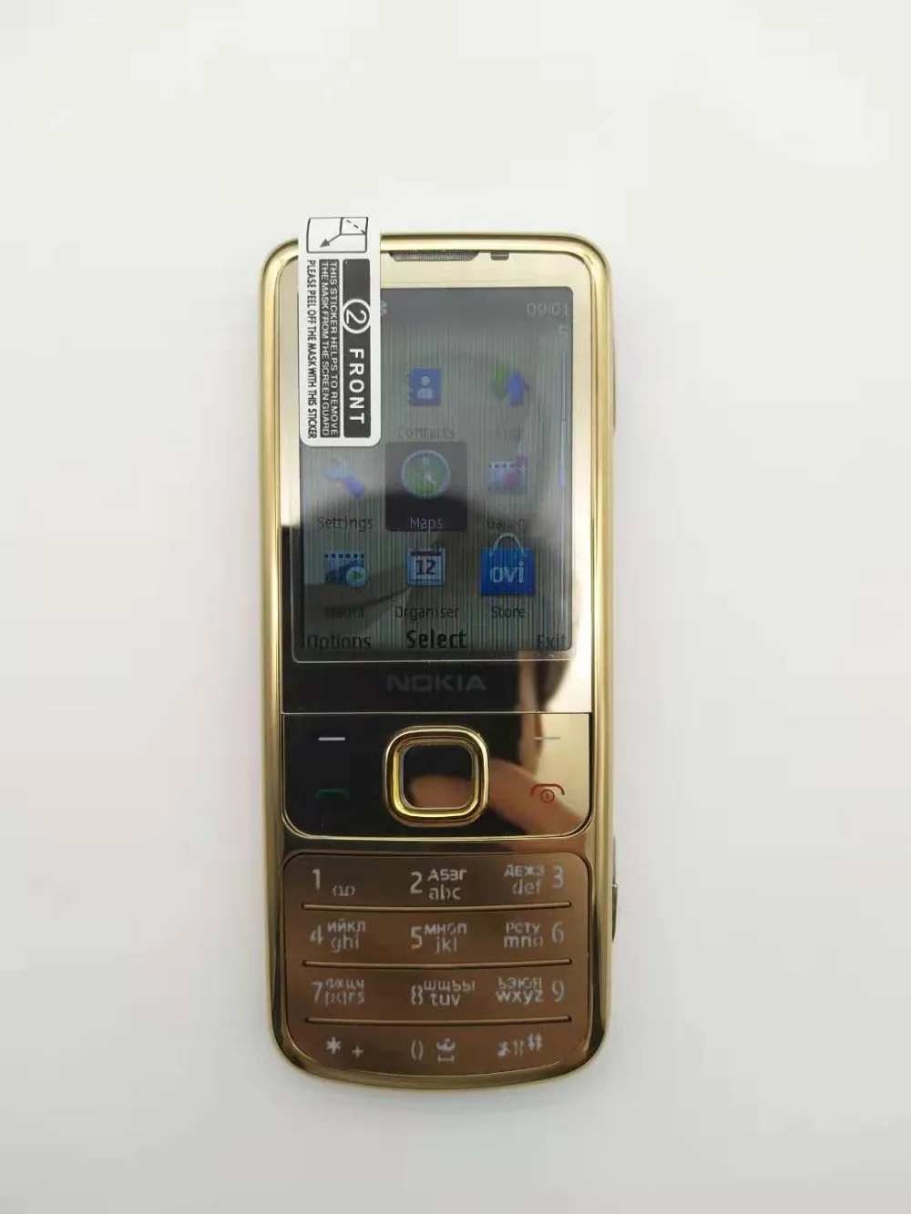 Оригинальные разблокированные Nokia 6700C 6700 классические мобильные телефоны 5MP 3g GSM разблокированные и русская клавиатура восстановленные