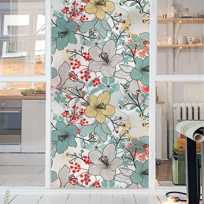 Электростатическая стеклянная пленка на заказ Теплоизоляционный декоративный