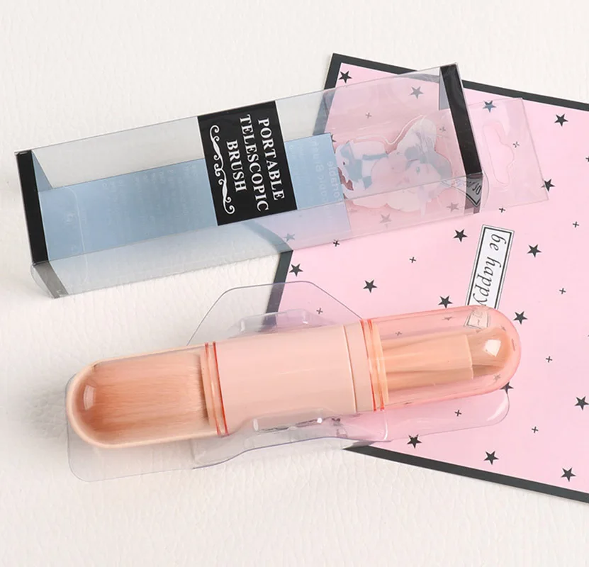 

Four-In-One Makeup Brush Beauty Tool Mini Eye Brush Skin Tone Retractable Makeup Brush Portable Makeup Brush Lady Maquillaje