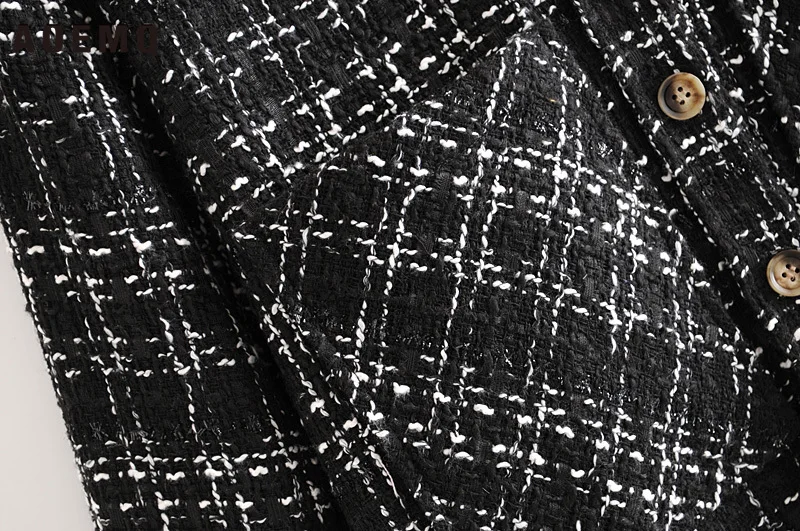 AOEMQ/повседневные рубашки черная Асимметричная Клубная блуза унисекс в стиле панк