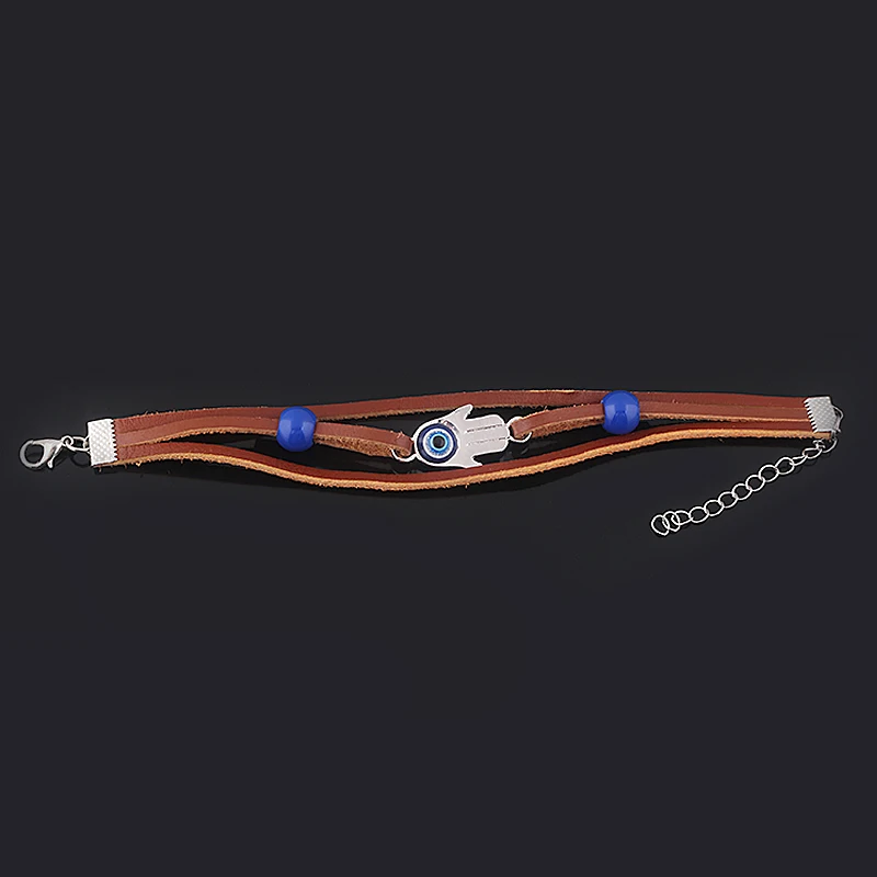 

The Last of Us 2 Part 2 Cosplay Ellie Dina Charm Bracelet for Women Evil Eye Beads Leather Chain Bangles Bracelets Men Jewelry