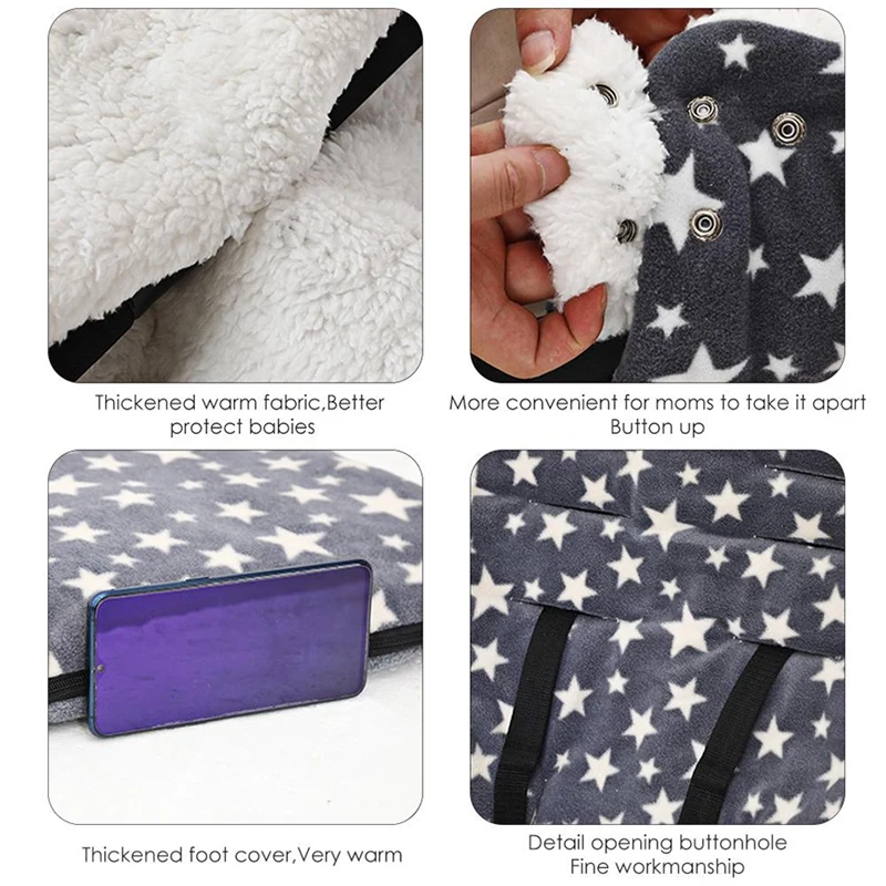 

Baby Footmuff Envelope Sleeping Bag Universal Pushchair Wrap Blanket