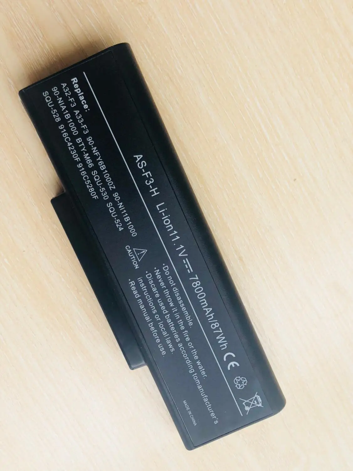 7800 мАч 9 ячеек ноутбук Батарея A32 F2 Z94 Z96 F3 для Asus Z53 S96 A9 MSI CBPIL48 CBPIL72|laptop battery|9 cell