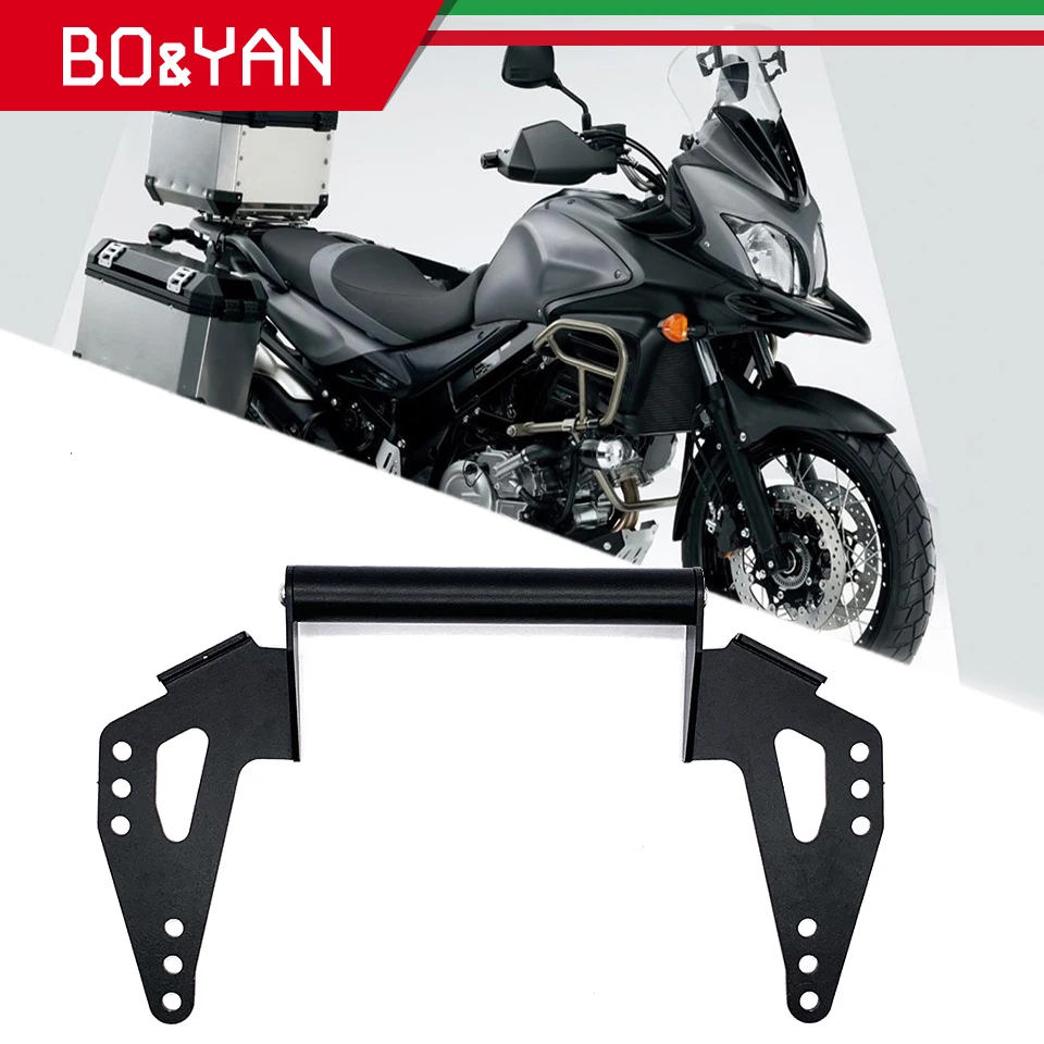 

For Suzuki DL650 DL650XT V-Strom VStrom 2017 2018 2019 2020 Motorcycle GPS/SMART PHONE Navigation GPS Plate Bracket Adapt Holder