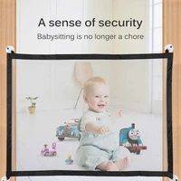 upgrade baby safety door gate infant room mesh playpen portable folding fences fence kid pet separation supplies baby rails care