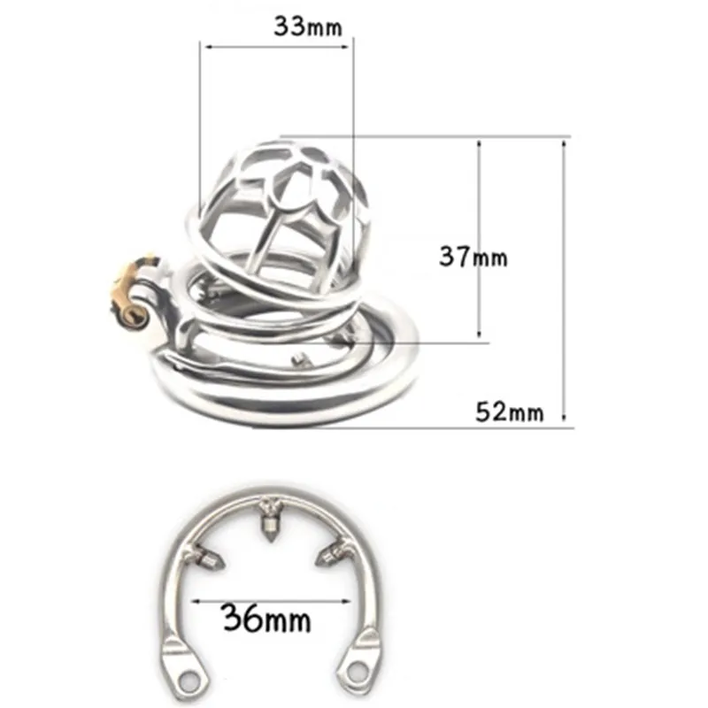Мужское устройство верности из нержавеющей стали 2020 с зазубренным кольцом
