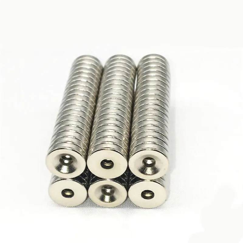 12mm*3mm Perforated magnet 4mm Super strong suction magnets | Обустройство дома
