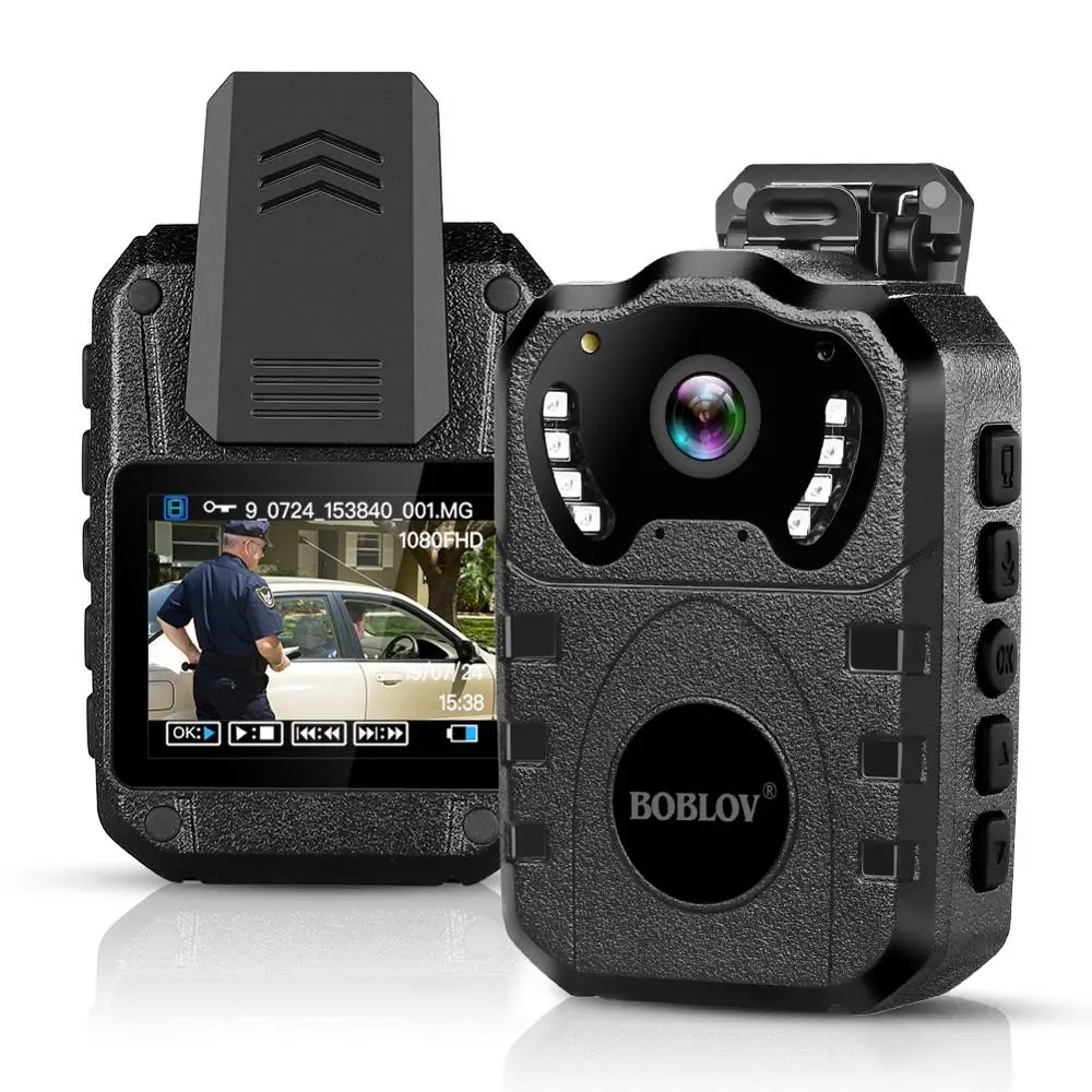BOBLOV 1080P HD 32 Гб нательная камера портативная многофункциональная 170 ° ИК ночного