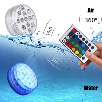underwater led light rgb remote control waterproof multi color submersible led lights underwater night lamp for party aquarium