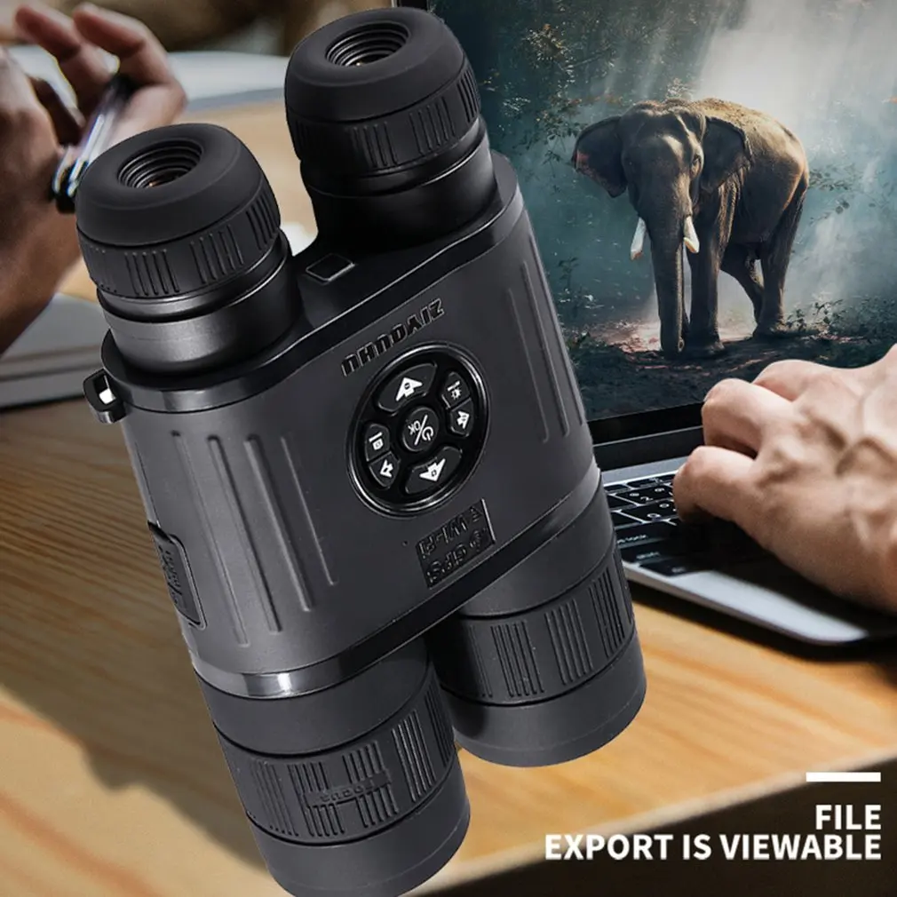 

GPS цифровой охотничий прицел ночного видения, инфракрасная камера 5-20x Zoom, бинокулярная фотография, режимы переключения, Wi-Fi