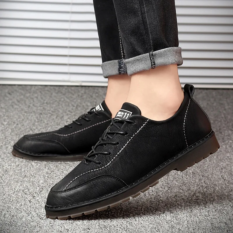 Мужские Формальные туфли из натуральной кожи Оксфордский бизнес Свадебные