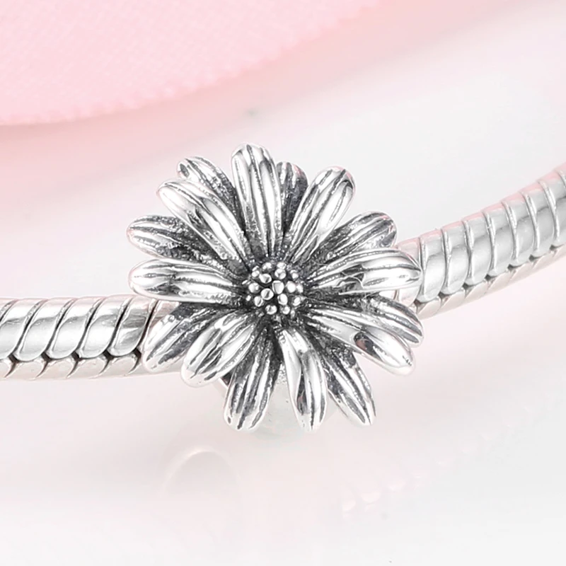 100% 925 стерлингового серебра Элегантный Дейзи фиксаторы уход за кожей лица маска