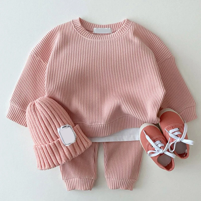 

Menoea Kids Baby Girls Boys Fall Clothing Sets Toddler Children Casual Patchwork T-Shirt Pants Clothes Infant Active Suits 0-2Y