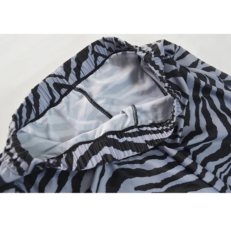 

Fashion Zebra Striped Print Woman Pants Gym Capris Harem Pants Women Trousers Joggers Harajuku Korean Casual Hip Hop Streetwear