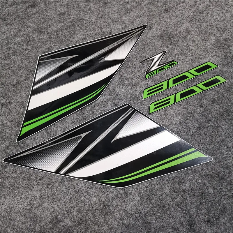 Зеленый Для KAWASAKI Z800 2013 аксессуары для мотоциклов Запчасти обтекатель корпус топливный бак Наклейка - Цвет: Зеленый