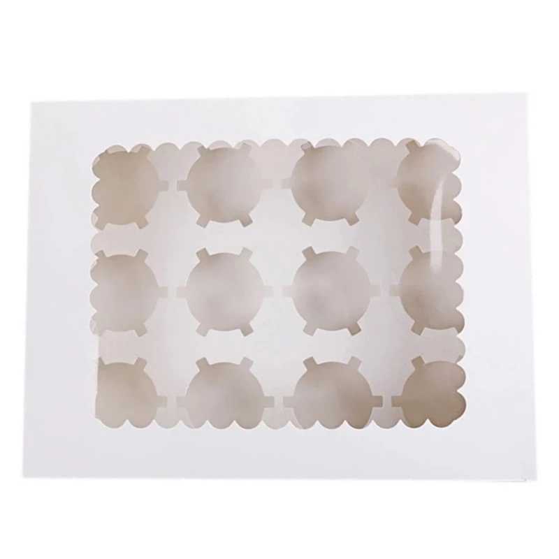 Набор из 12 кексов Коробки и кекс Еда Класс хлебобулочные контейнеры для кекса