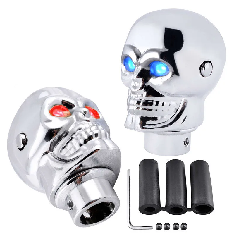 Ручка переключения рулевого механизма автомобиля череп голова Стиль Шестерни