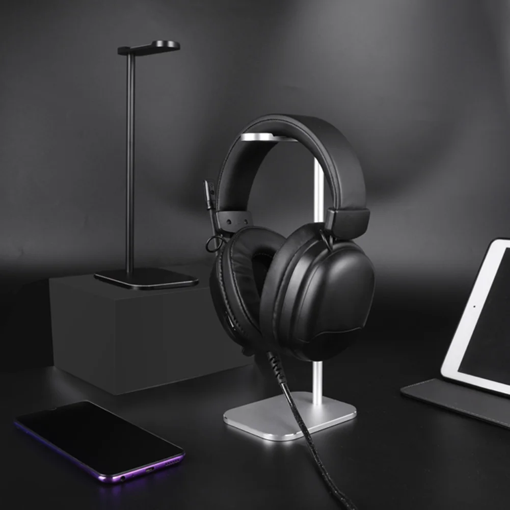 

Universal Headphone Stand Aluminum Alloy Gaming Headset Support Holder Earphone Hanger Bracket Desk Display Holder Stand Rack