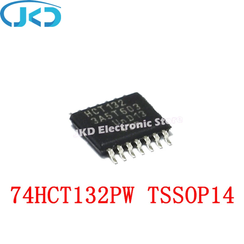 10pcs 74HCT132PW 74HCT132P 74HCT132 HCT132 TSSOP-14 New IC