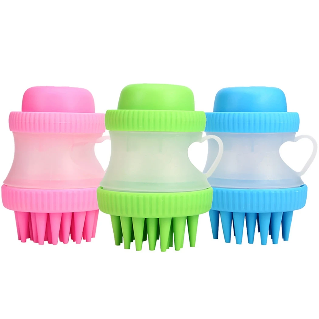 

Bathroom Puppy Big Dog Cat Bath Massage Gloves Brush Soft Safety Silicone Pet Accessories for Dogs Cats Tools Mascotas Products