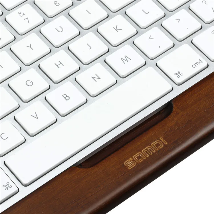 Высококачественная подставка для клавиатуры SAMDI бамбуковая Apple IMac