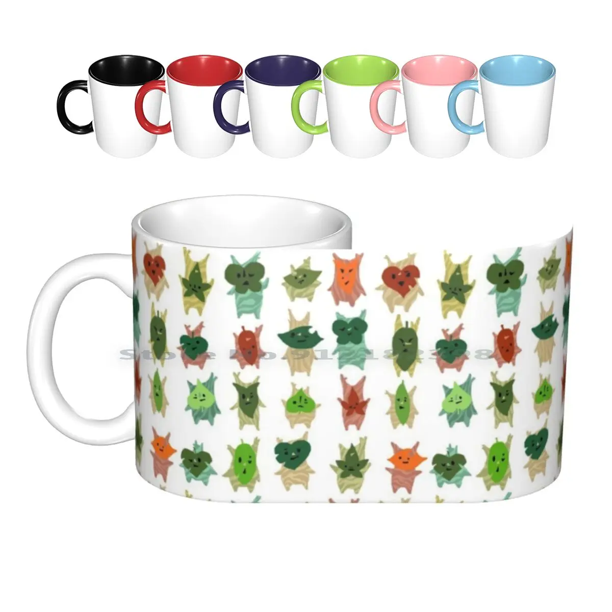 

Yahaha Ceramic Mugs Coffee Cups Milk Tea Mug Korok Koroks Yahaha Makar Breath Of The Wild Video Games Gaming Geek Cute Gamer