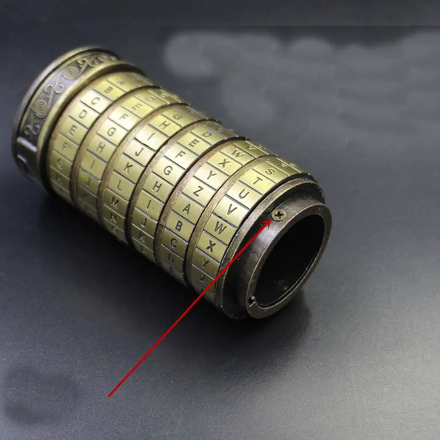 Да Винчи код игрушки металлические замки-криптекс свадебные подарки ко дню