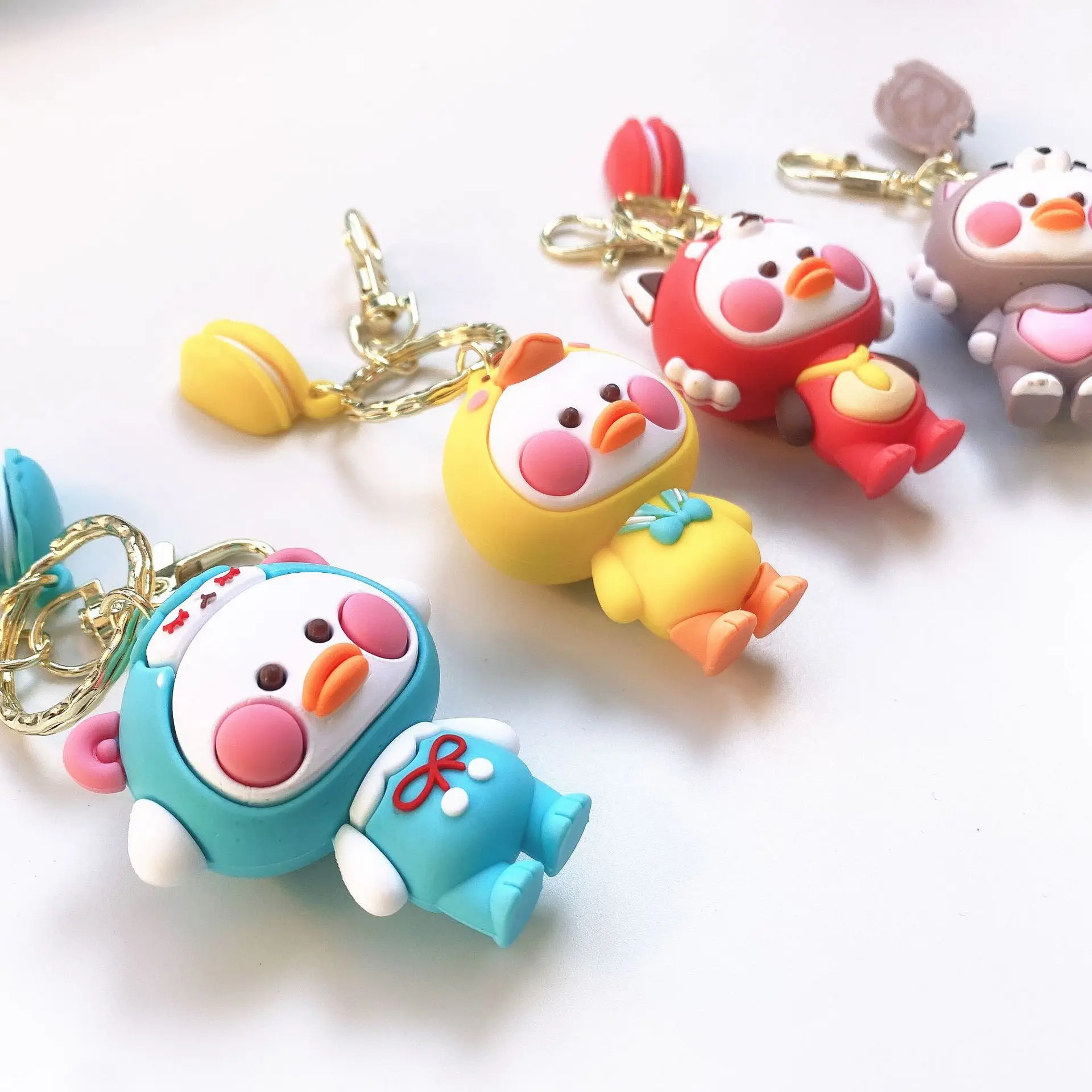 Корейская веб звезда каракули утиная цепочка ключей Гиалуроновая кислота утка