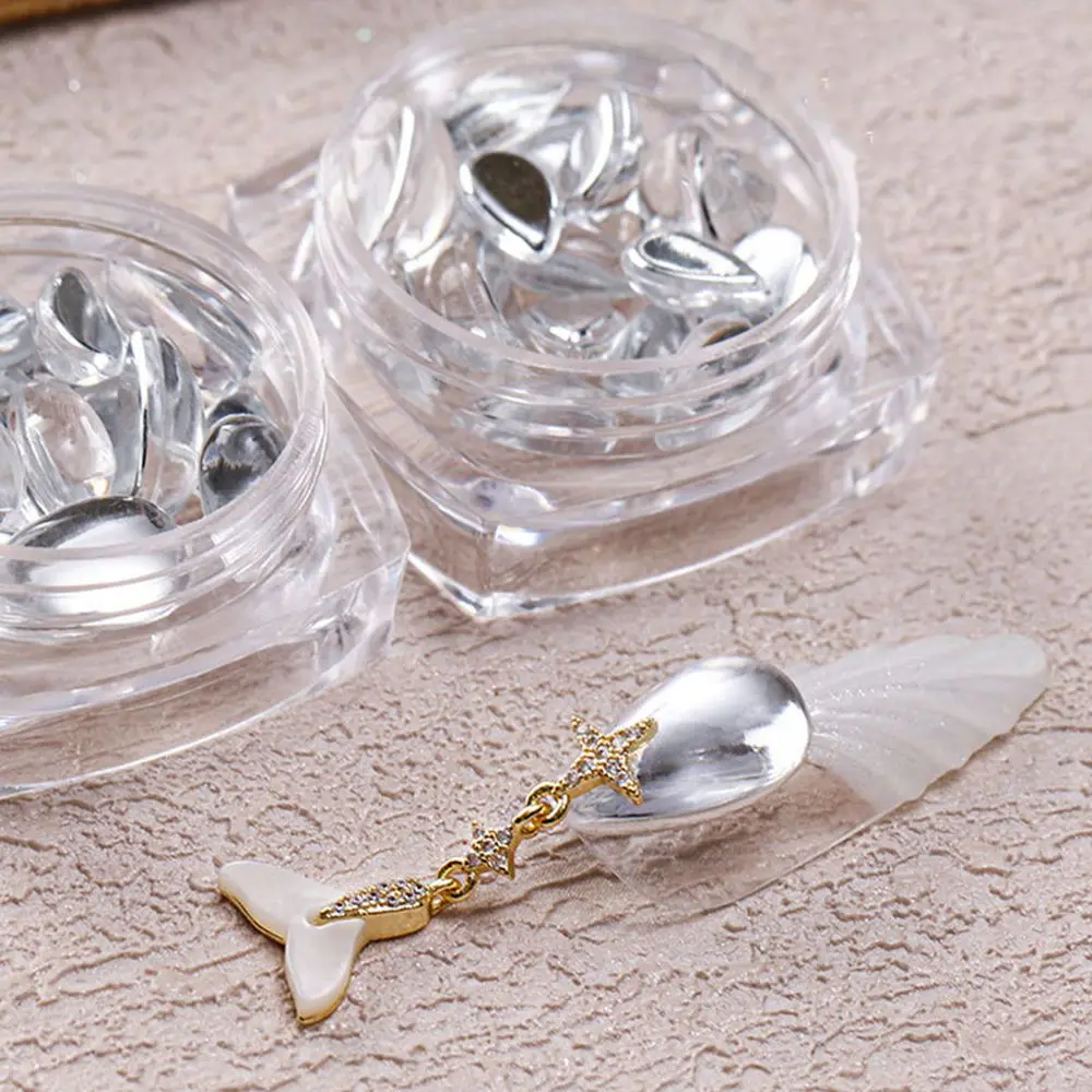 

Drop Shaped Round Mermaid Tears DIY Nail Art Ornaments Manicure Accessories Nail Art Rhinestone 3D Nail Art Decoration