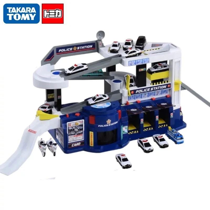 Автостоянка TAKARA TOMY Plarail светильник для парковки из сплава музыкальная модель