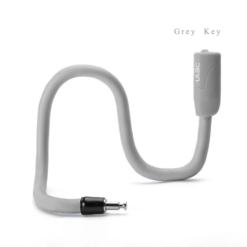 Grey Key ULAC велосипедный замок MTB дорожный велосипед пароль Ключ анти-Sheft память 4 цвета Сверхлегкий портативный стальной замок велосипедные безопасные аксессуары - Цвет: Grey Key