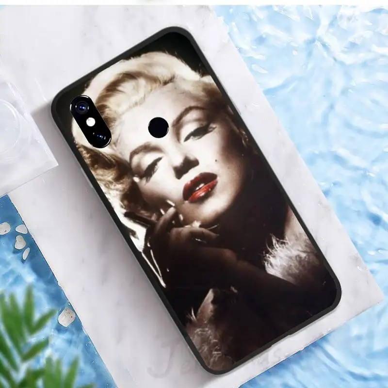 

Sexy Girl Marilyn Monroe Phone Case For Xiaomi Redmi note 7 8 9 t k30 max3 9 s 10 pro lite