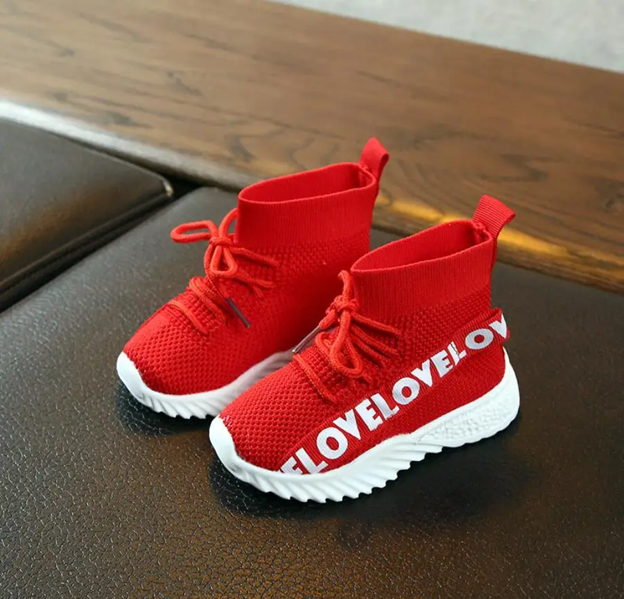 Детские Нескользящие кроссовки дышащие сетчатые спортивная обувь для