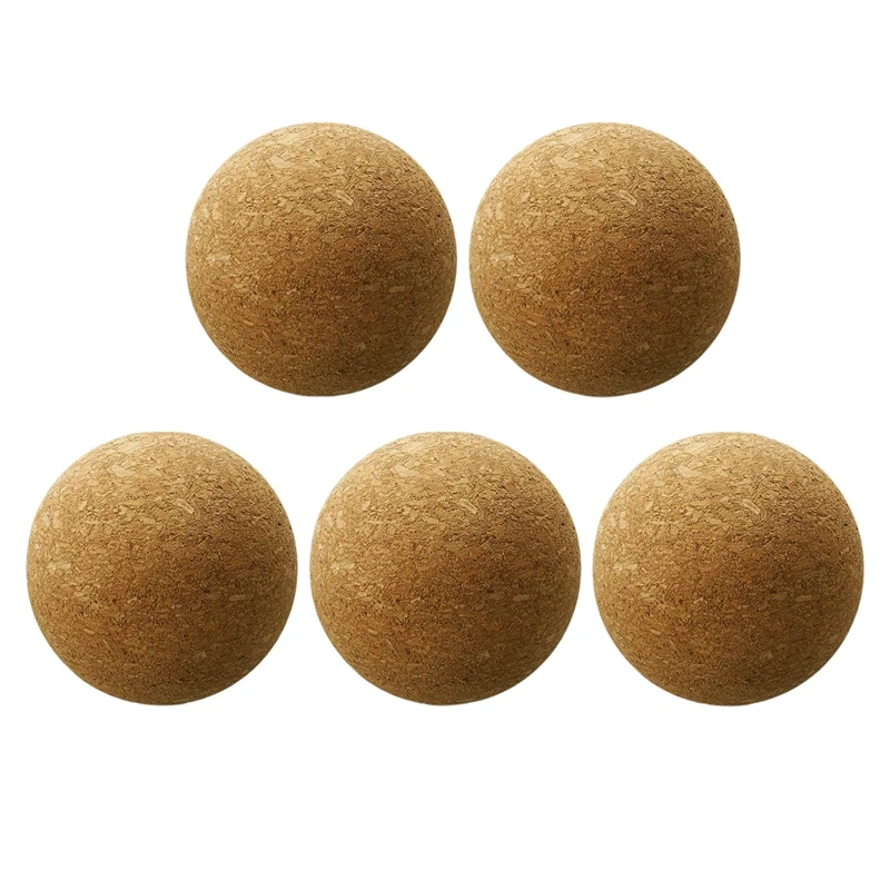 

5 Pieces Wine Cork Ball Wooden Cork Ball Stopper for Wine Decanter Carafe Bottle Replacement (2.36 Inch/ 6 cm)