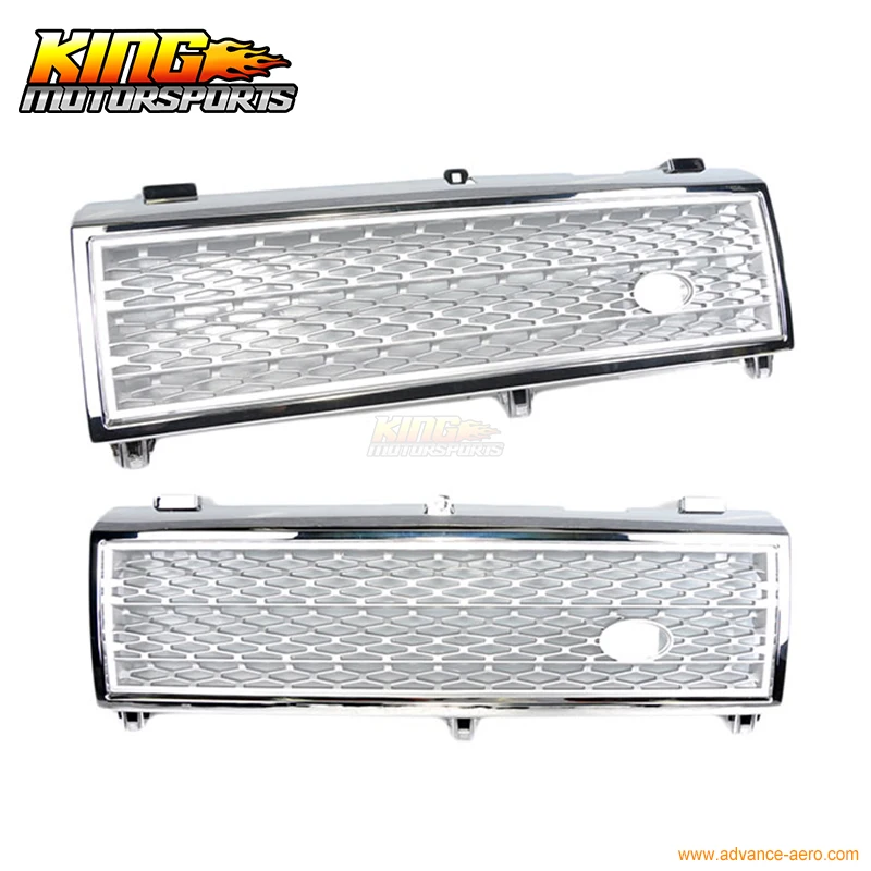 Подходит для 03 04 05 Land Range Rover Honeycomb хромированная решетчатая гриля совершенно