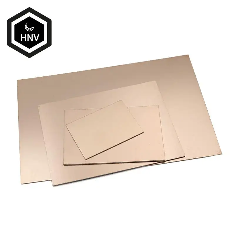 

PCB Copper Clad Laminate One Single Side Plate CCL 7x10 10x15 10x20 20x30 Bakelite Universal Board Practice DIY Kit