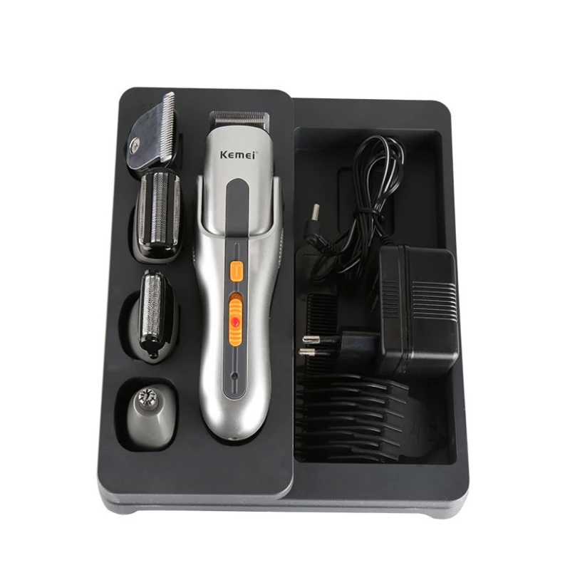 

KEMEI 5 in 1 Electric Hair Trimmer Hair Clipper Professional Electric Shaver Razor Nose Hair Beard Trimmer Hair Removal KM-680A