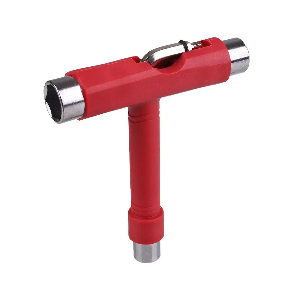 

Universal Multifunction Skateboard Longboard Skate Repair T Shaped Tool