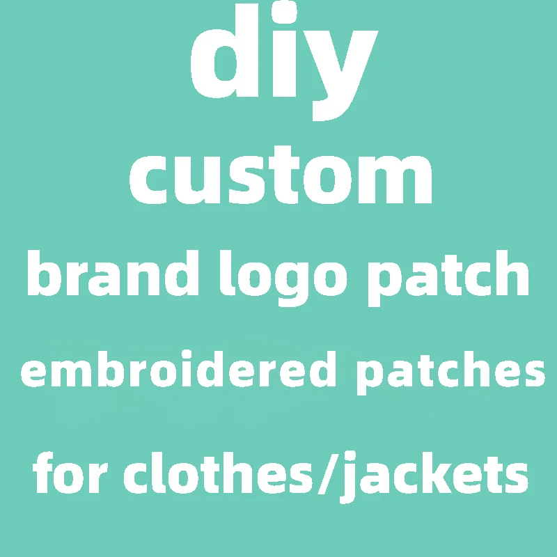 

Brand Logo Fashion Patches for Clothing Stripes on Clothes Appliques DIY Iron on Stickers Brand Logo Patch Badges Embroidery