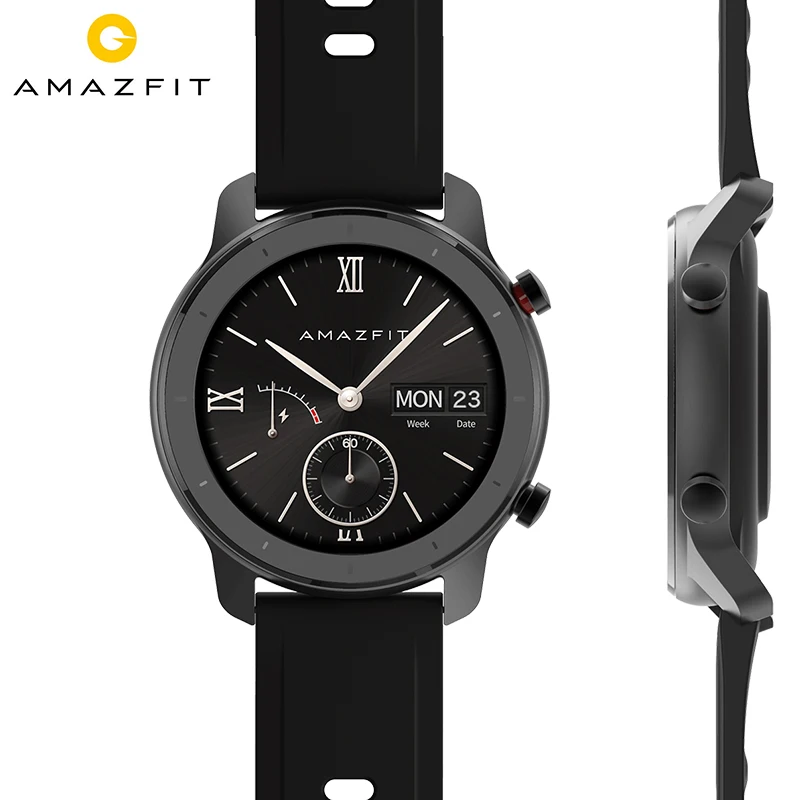 Глобальная версия Amazfit GTR 42 мм смарт-часы GPS мужские 5ATM водонепроницаемые 12 дней